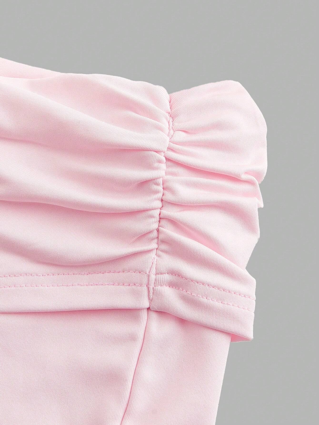 SHEIN Ezwear Women'S Contrast Lace Summer Casual Cami Top and Shorts